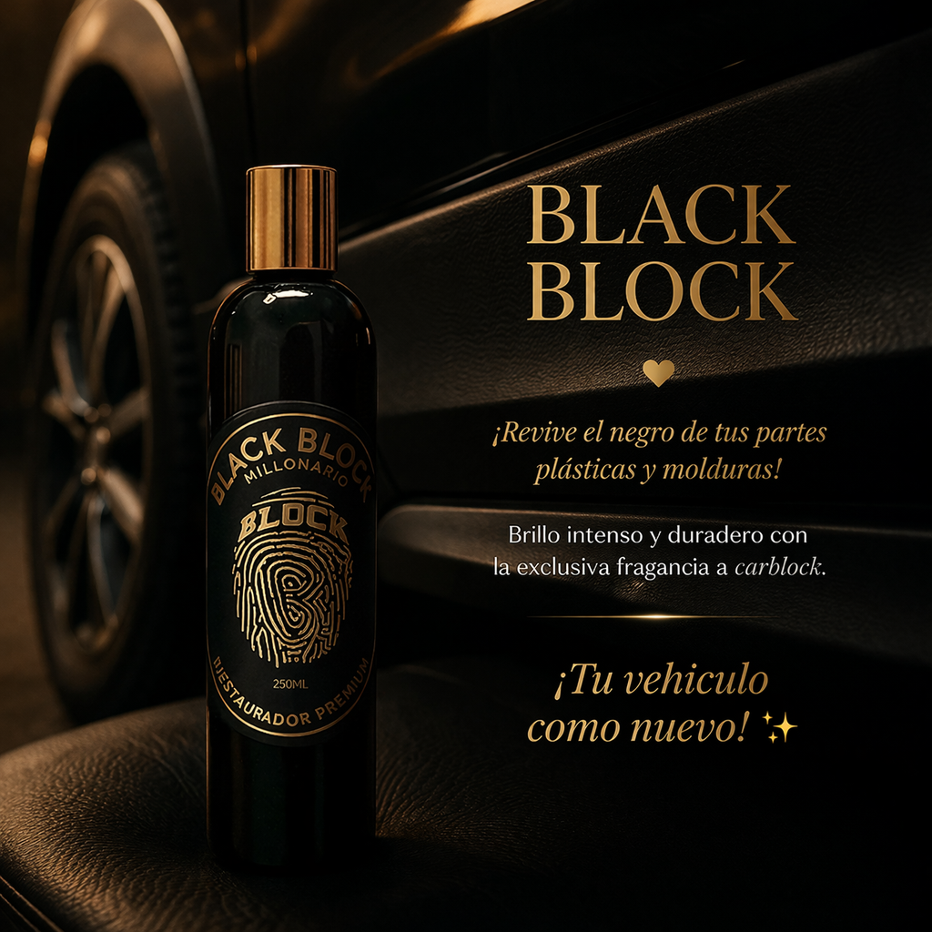 BLACK-BLOCK: RESTAURA, PROTEGE Y TRANSFORMA TU VEHÍCULO
