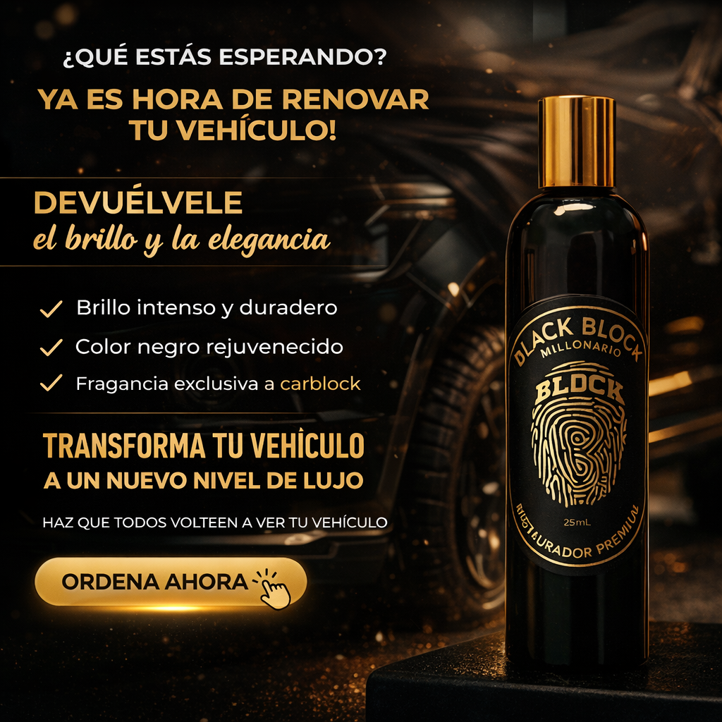 BLACK-BLOCK: RESTAURA, PROTEGE Y TRANSFORMA TU VEHÍCULO