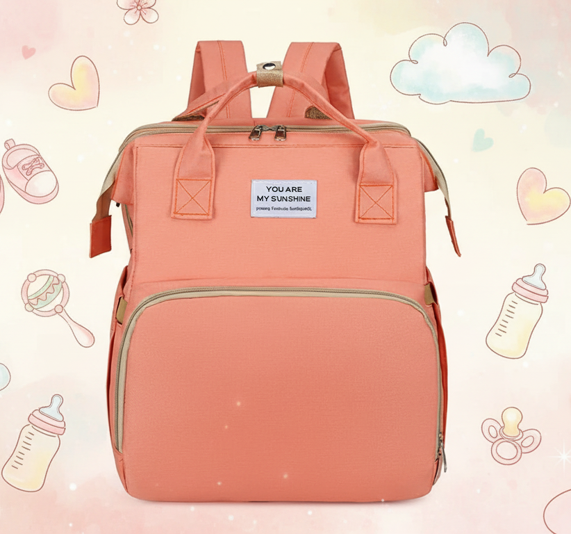 Pañalera con cambiador portátil