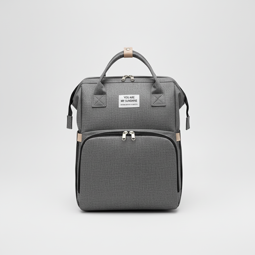 Pañalera con cambiador portátil